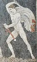 Detail from the mosaic