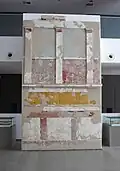 Decoration of the dining room wall in a house known as the house of the plasterworks