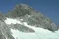 Southern side of the Mädelegabel (2,645 m or 8,678 ft)