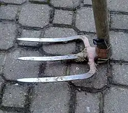 Fork hoe