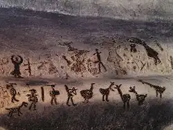 Some of the drawings in the Magura Cave