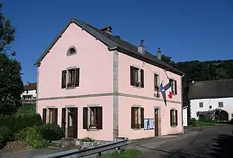 The town hall in Corravillers
