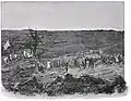 Merina troops surrender to the french colonial army.
