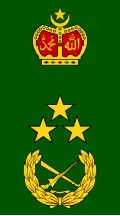 Leftenan jeneral[35] (Malaysian Army)