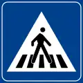 Zebra crossing (also used )