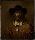 Man with a Beard by Rembrandt (17th century)