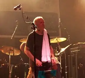 Copley with Manfred Mann's Earth Band in 2010