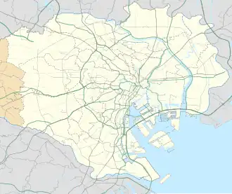 Location of the Hokozaki Building within Tokyo