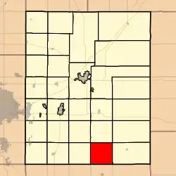 Location within Butler County