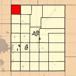 Location within Butler County