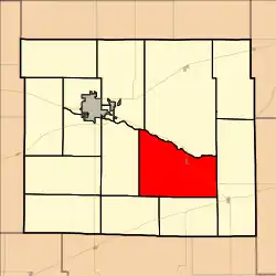 Location in Ford County