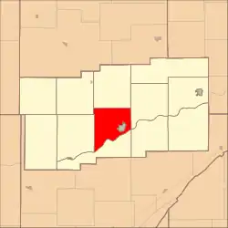 Location in Nance County