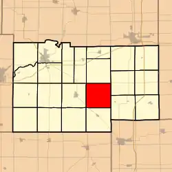 Location in Lee County
