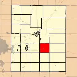Location within Butler County