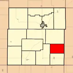 Location in Anderson County