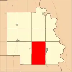Location in Burt County