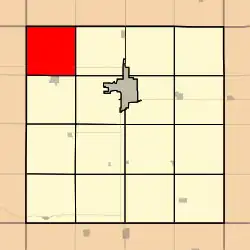 Location in Clay County