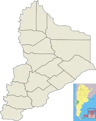 Villa El Chocón is located in Neuquén Province