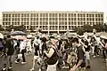 2013 - Marchers walk past the FPB as they celebrate the 50th Anniversary of the March on Washington