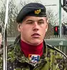 Danish soldier, wearing a red cravat