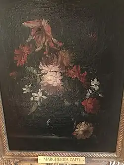Margherita Caffi (Milan 1650/51 - 1710) still life of flowers in a vase / natura morta di fiori in un vaso, oil on canvas, 39 x 30&nbsp;cm, framed,