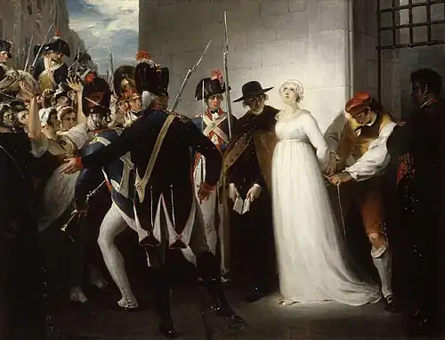 Marie Antoinette Being Taken to Her Execution, 1794 (Musée de la Révolution française)