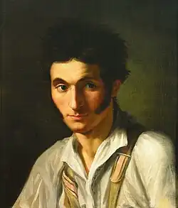 Portrait of a bearded young man, circa 1817, oil on canvas, The Jack Daulton Collection[14]