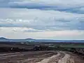 Construction works on Maritsa motorway near Chirpan