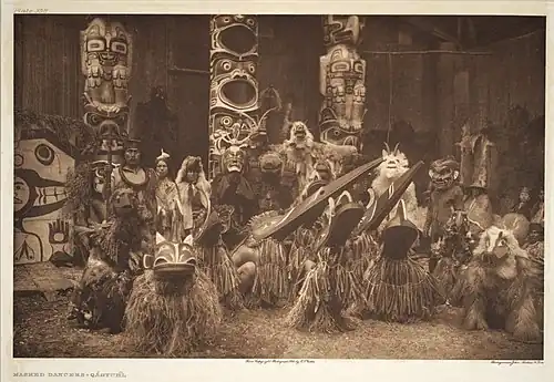 Many people wearing masks