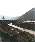 Zog Bridge at the beginning of the coastal plains