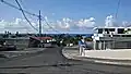 Mata de Plátano barrio street and ocean view