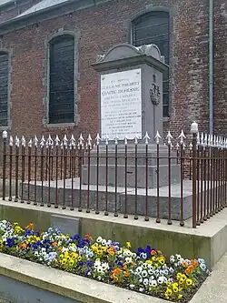 General Duhesme tomb in the churchyard of Saint Martin Church; Ways&nbsp;[nl] Genappe