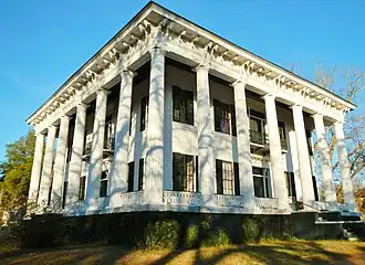 Meadowlawn Plantation was built in 1853. It was added to the National Register of Historic Places as a contributing property in the Lowndesboro Historic District in December 1973.