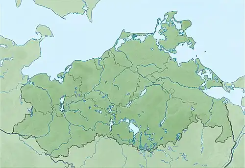 Teterower See is located in Mecklenburg-Vorpommern