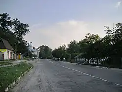 Main Street of Medenychi