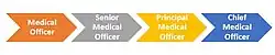 Progression of medical officer's cadre in Nigeria
