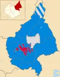 2011 results map