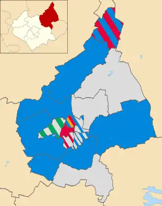 2023 results map