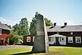 Birth house of John Ericsson with memorial stone