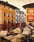 Mercado de Villafranca de Oria (1909)