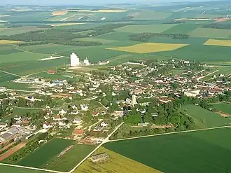 A general view of Mesnil-Saint-Loup