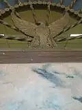 Detail of the decorative metalwork