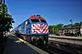 Metra EMD F40PHM-2 No. 185 at Lisle, Illinois