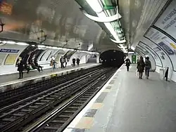 Eastbound view