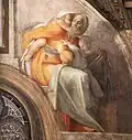 Detail of the Asa, Jehosaphat and Joram lunette