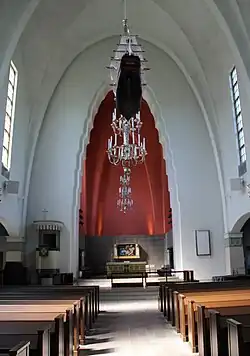 View towards the altar
