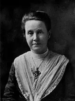 Portrait picture of Fawcett , looking at the camera
