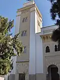 Another view of minaret and mosque
