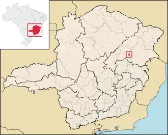 Location of Angelândia