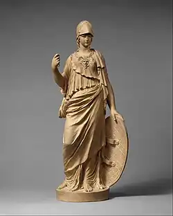 Terracotta statuette of Minerva by Clodion (Claude Michel) (Metropolitan Museum of Art, New York)